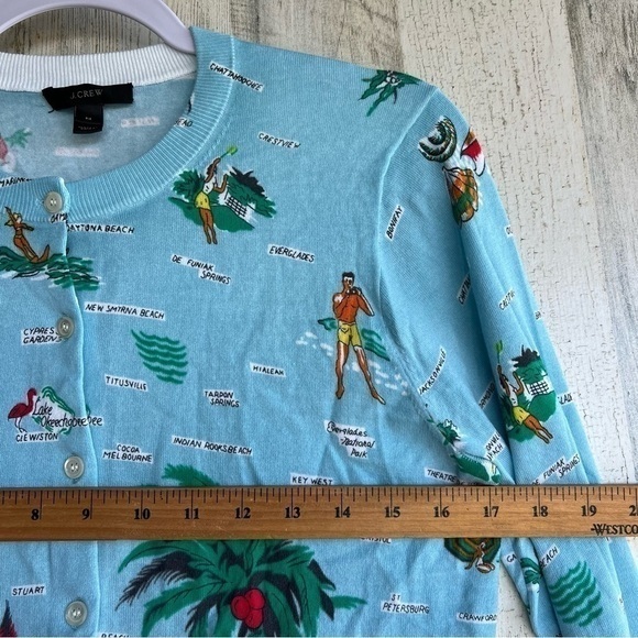 J. Crew Florida‎ Map Sweater Size Medium - Picture 14 of 16